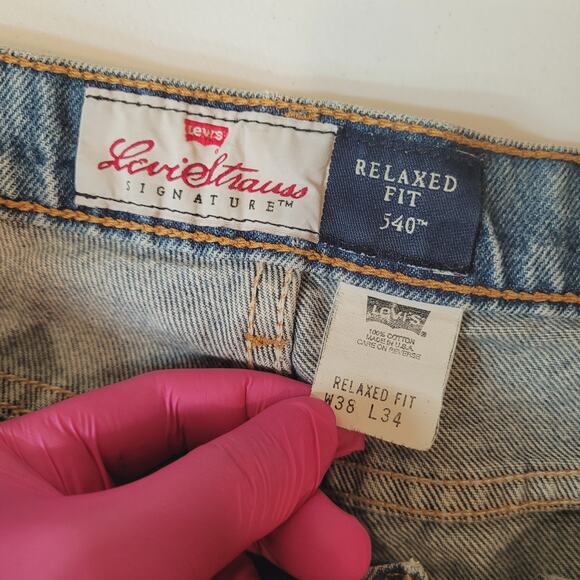 VTG 80s Levi's 540 Orange Tab USA Jeans Measured 38x34 High Rise Dad Jean - Picture 9 of 10